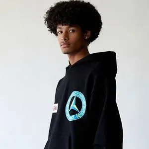 AWEG☆AWGE x Mercedes Benz Black Hoodie☆日本未発売・限定品 AWEG☆AWGE x Mercedes Benz Black Hoodie☆日本未発売・限定品